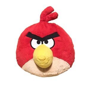 Rovio Angry Birds Red Bird Plush 8" Stuffed‎ Toy No Sound by Commonwealth 2010